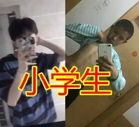 有种"差距"叫炫腹肌,初中生vs高中生,看到小学生:怎么做到的?