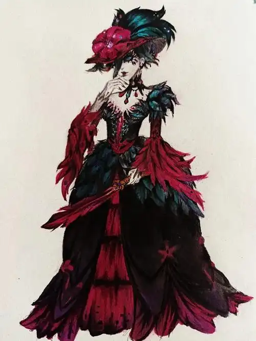 游戏· 关注合集第五人格绘画手绘马克笔红夫人