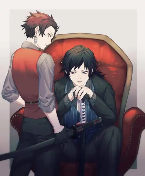 鬼灭之刃 义勇 炭治郎