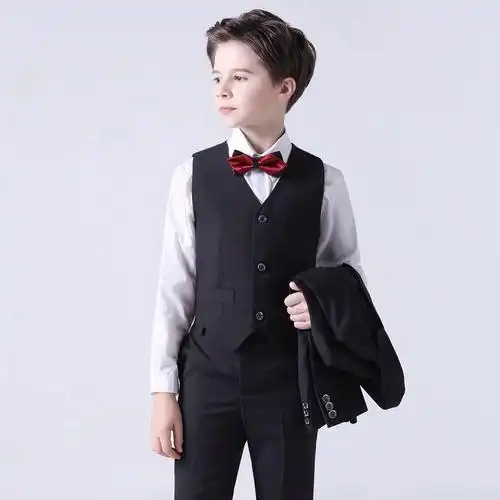 套装外套英伦风礼服男童花童小西服中大童男孩钢琴演出服儿童西装