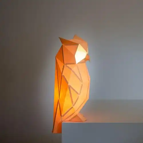 猫头鹰台灯设计