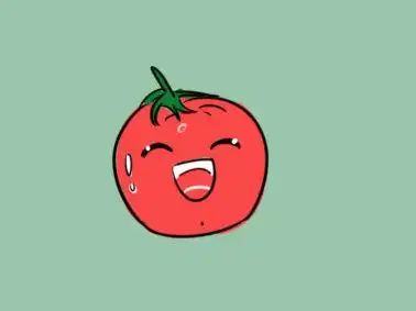 卡通西红柿简笔画要怎么画