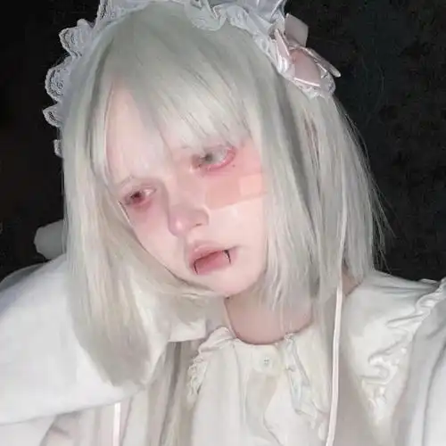 ins美女收集站欧美病娇女生头像78