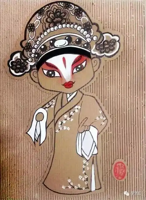 火到爆的瓦楞纸画,究竟有多好玩?试试你就知道了!_版画