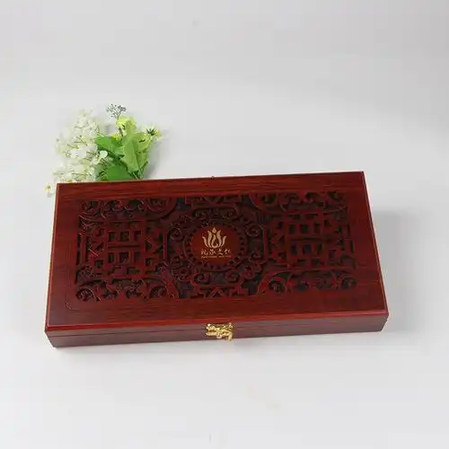 厂家定做镂空工艺品复古木盒木质饰盒佛珠包装盒木制木盒