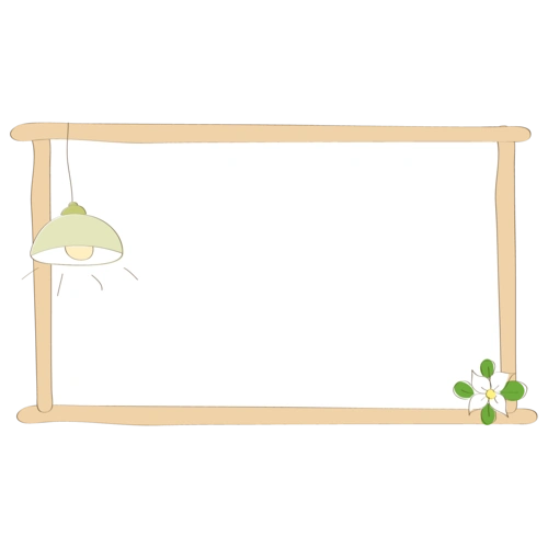 卡通手绘实木边框图片