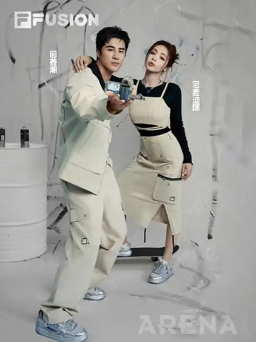 真夫妻就是好磕看@姜潮@麦迪娜的松弛感工装大片@arenahommeplus中文