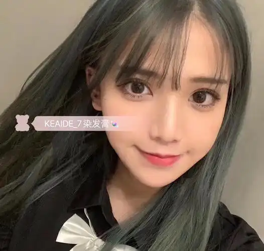 发色推荐|烟熏灰绿♀谁能顶住不染