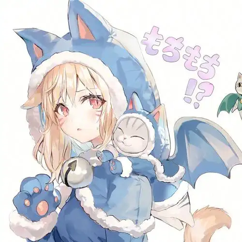 女生可爱头像猫の耳