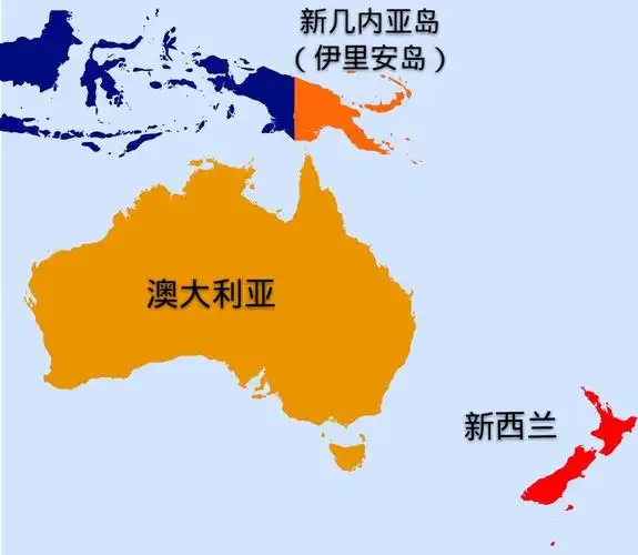 美拉尼西亚:巴布亚新几内亚,所罗门群岛,瓦努阿图,斐济