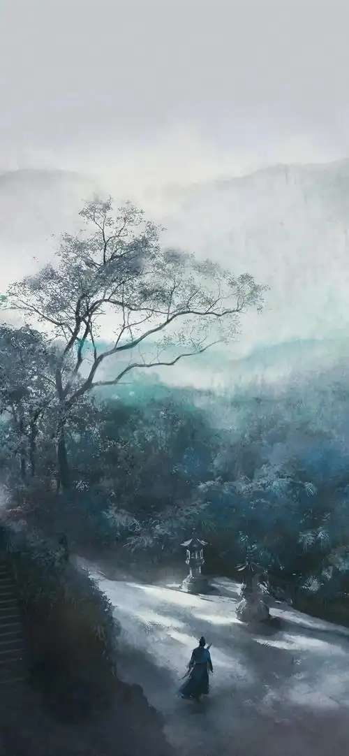 手机壁纸超级好看的水墨画壁纸我欲乘风归去