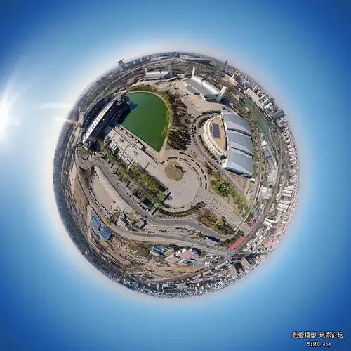 五一期间拍的广州大学城360度全景图