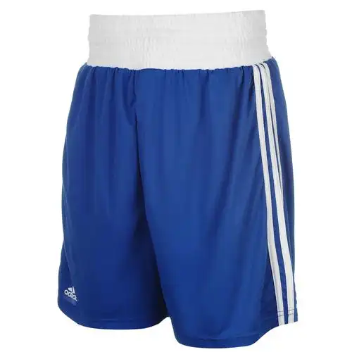 brand adidas punch boxing shorts mens blue/white