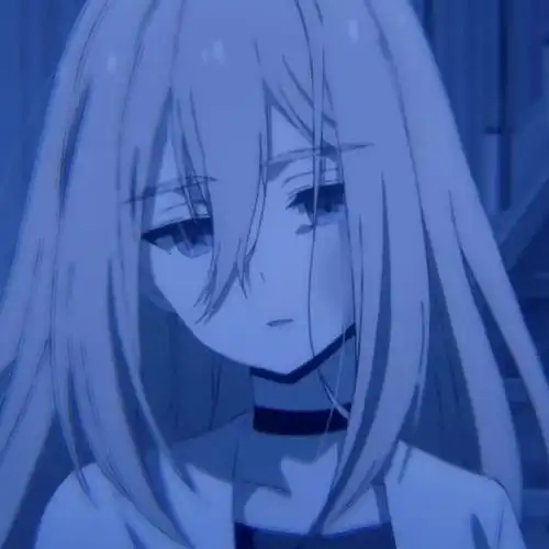 抑郁症漫画女生头像图片