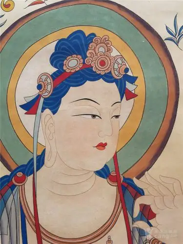 张大千敦煌莫高窟壁画 *观世音菩萨
