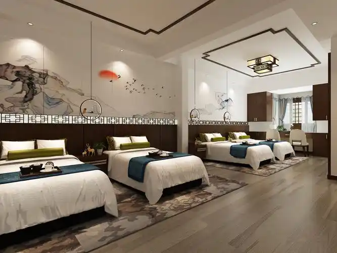 益阳7000平中式养老院,复古式,庭院深深深几许