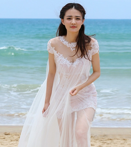 1/7 徐璐的婚纱照,美丽动人