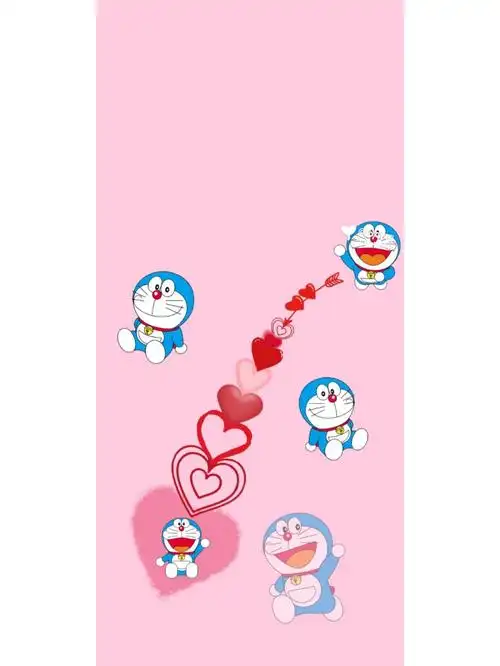 哆啦a梦壁纸主屏锁屏聊天背景蓝胖子机器猫