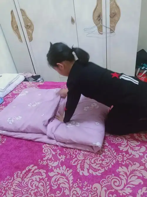 练习叠被子