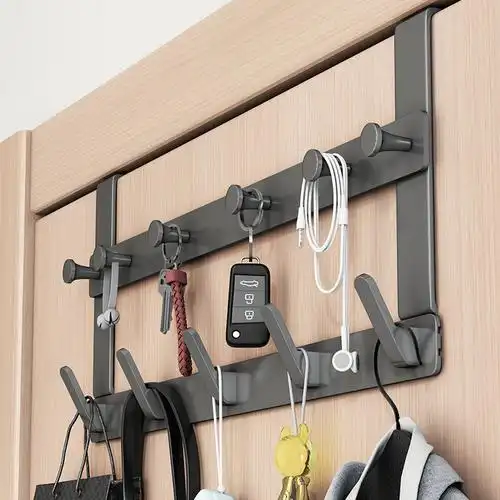 门后挂钩壁挂墙上衣服挂架卧室打孔门上挂衣挂钩