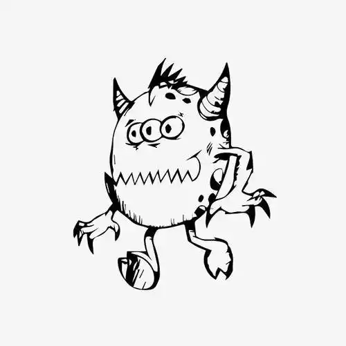恶魔简笔画 恶魔简笔画恐怖