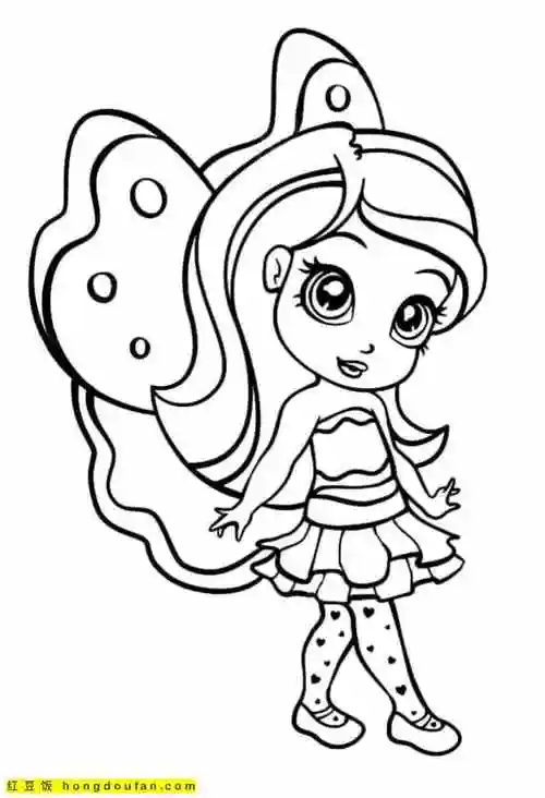 一年级简笔画,下载,专注力,二年级简笔画,仙女,免费,免费下载,公主