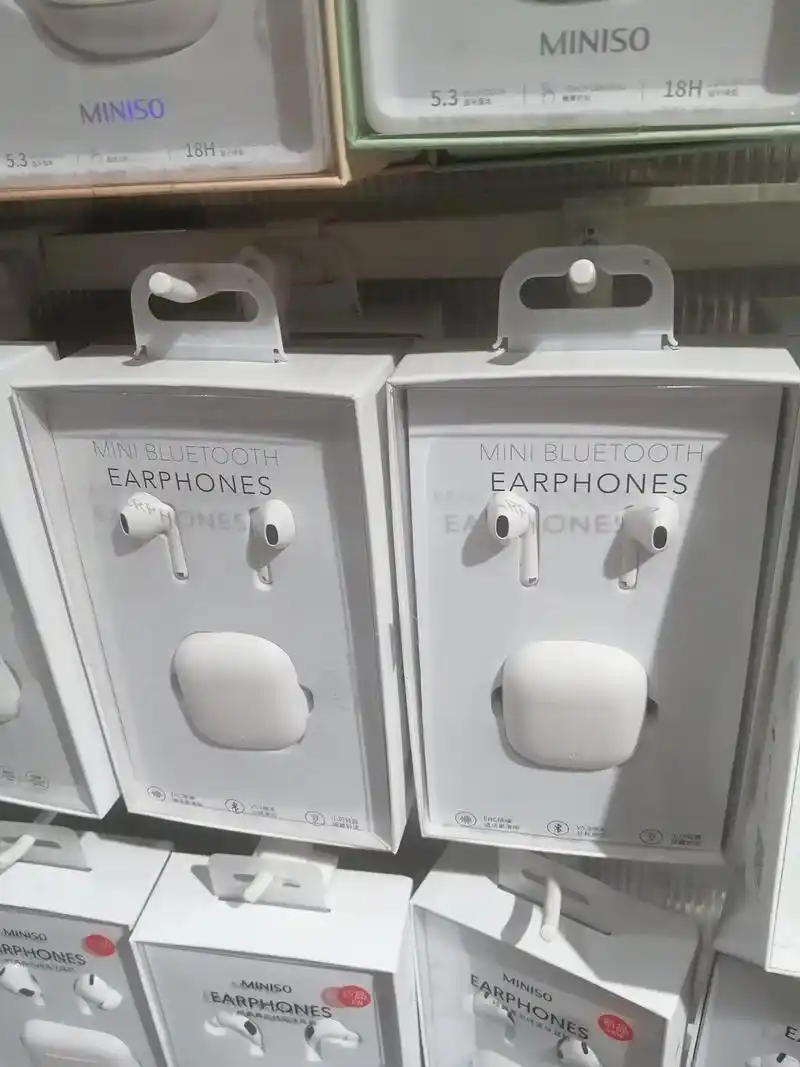 名创优品迷你真无线蓝牙耳机k99入耳运动小巧适用华为苹果#今 - 抖音