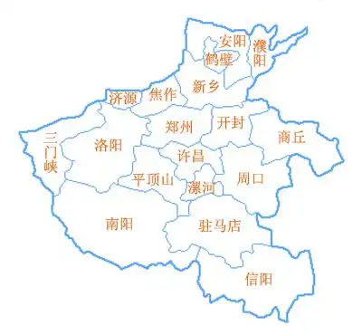 河南省行政区划及地图