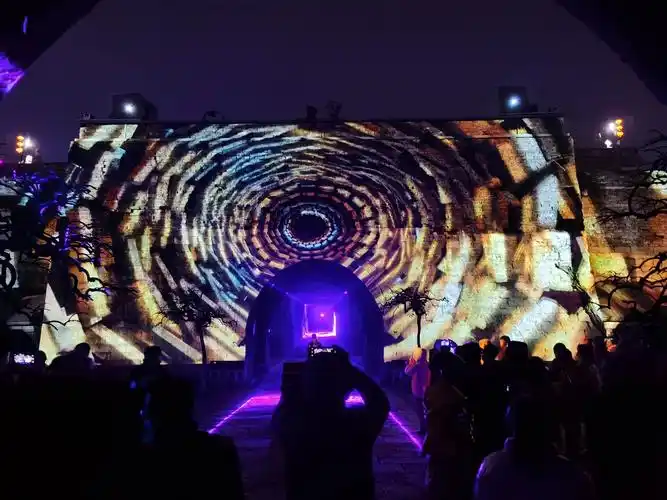 2021年中华门新春3d裸眼灯光秀(最后有视频回顾哦)