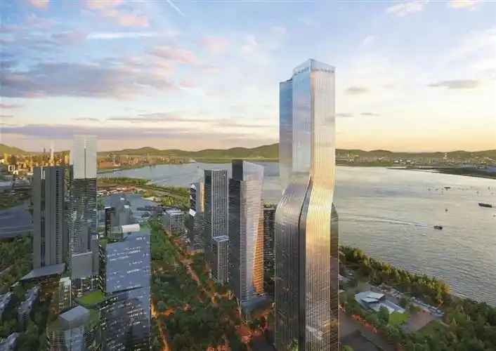 深圳湾超级总部基地b塔项目效果图.