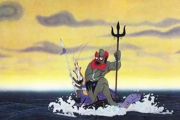 东海龙王水晶宫,虾兵蟹将由来多!