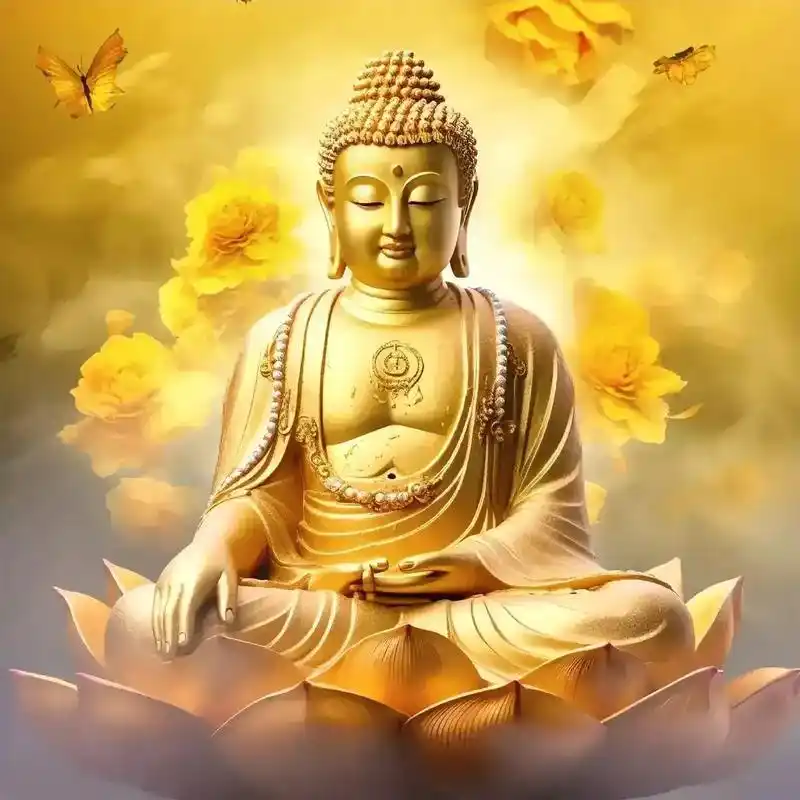 佛说: 学佛是你的福 慈悲是你的根 宽容是你的悟 忍辱是你的德 善良是