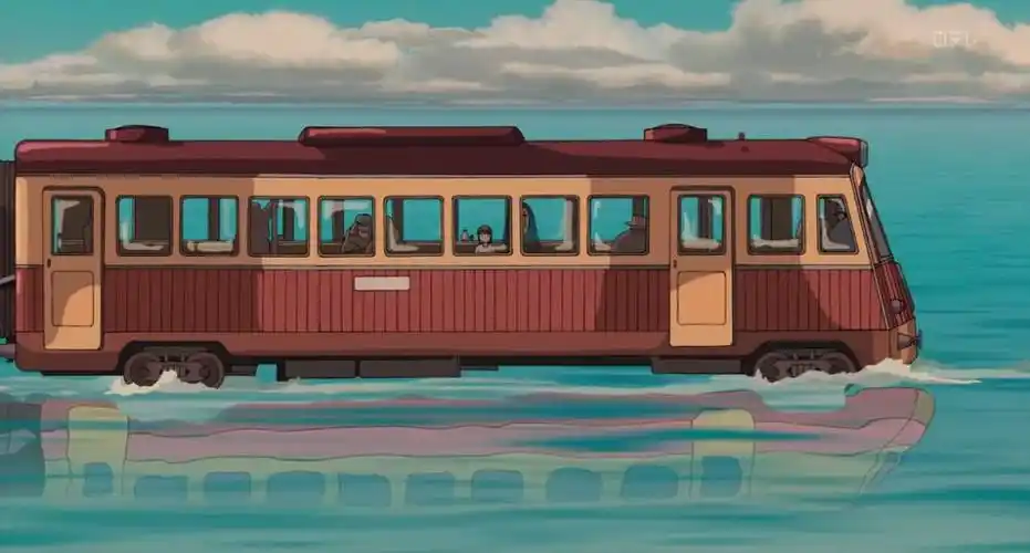 千与千寻 海上的列车