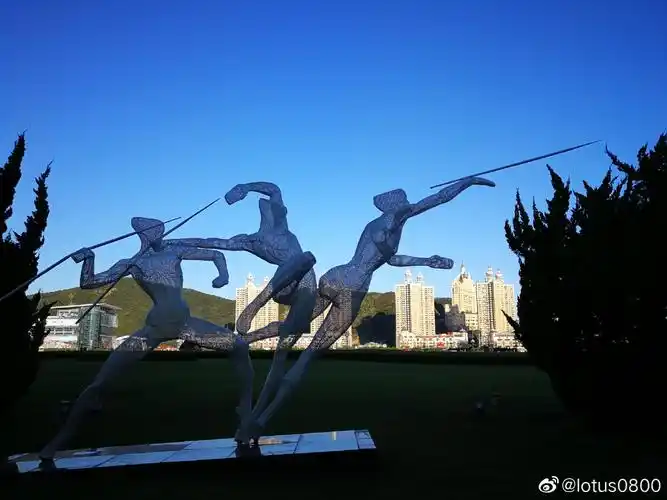 大连星海广场运动雕塑