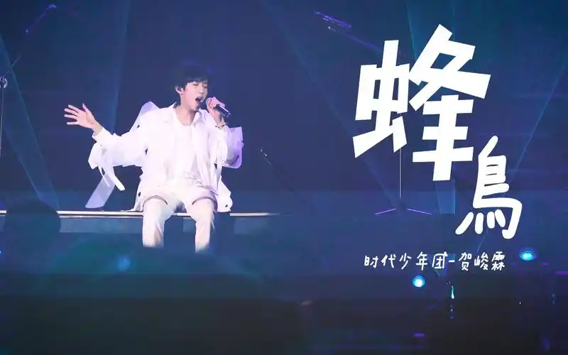 【贺峻霖】00后美少年唱《蜂鸟》有多好听,现场都是尖叫声
