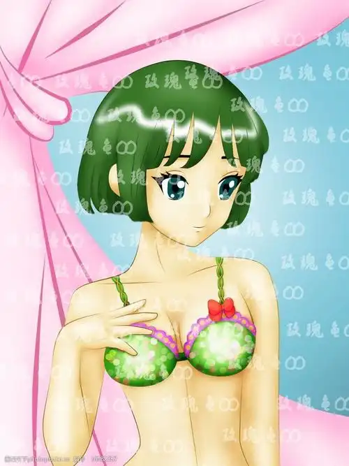 卡通内衣少女图片