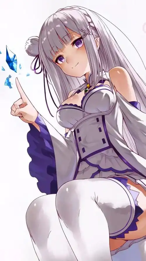 快来领取你的白发老婆吧!#艾米莉亚 #壁纸  - 抖音