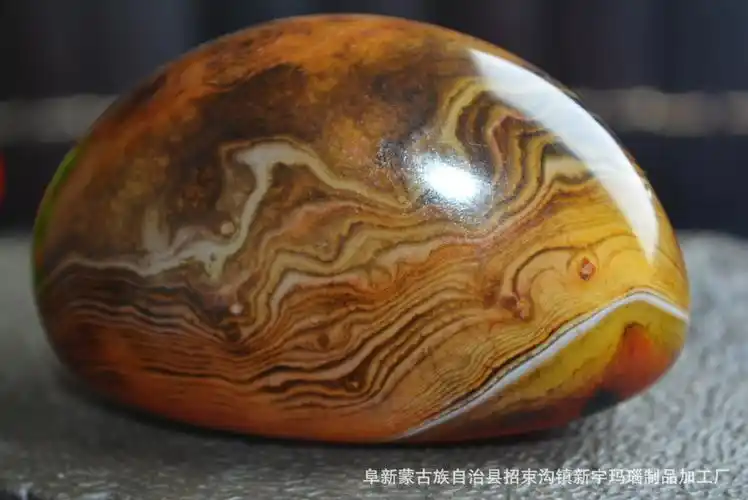 天眼缠丝玛瑙条纹玛瑙原石手把件象形奇石雨花石鹅卵石