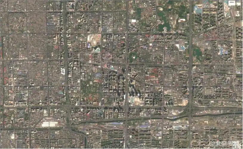北京市2021年4月份最新卫星影像图