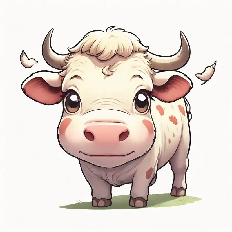 亲们,这次给大家带来一组超级可爱的卡通牛头像!