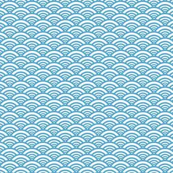 照片素材(图片): 新年图片 波浪纹 日本 日本 日本风格形象