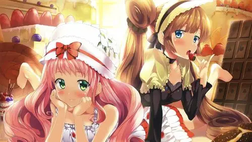 动漫 甜点 少女 可爱壁纸