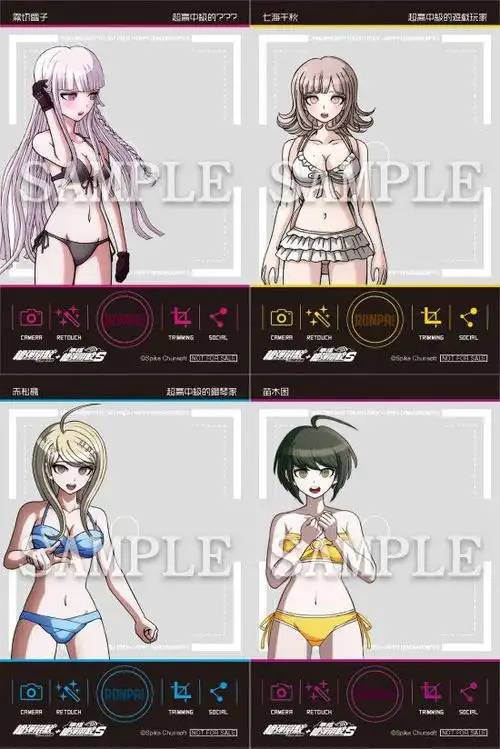 弹丸论破合集亚版预购特典历代女主泳装亮相