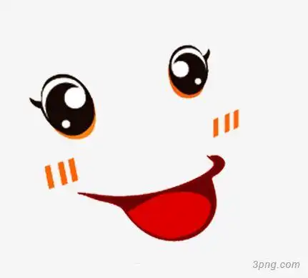 手绘可爱卡通表情装饰png素材透明免抠图片-装饰效果