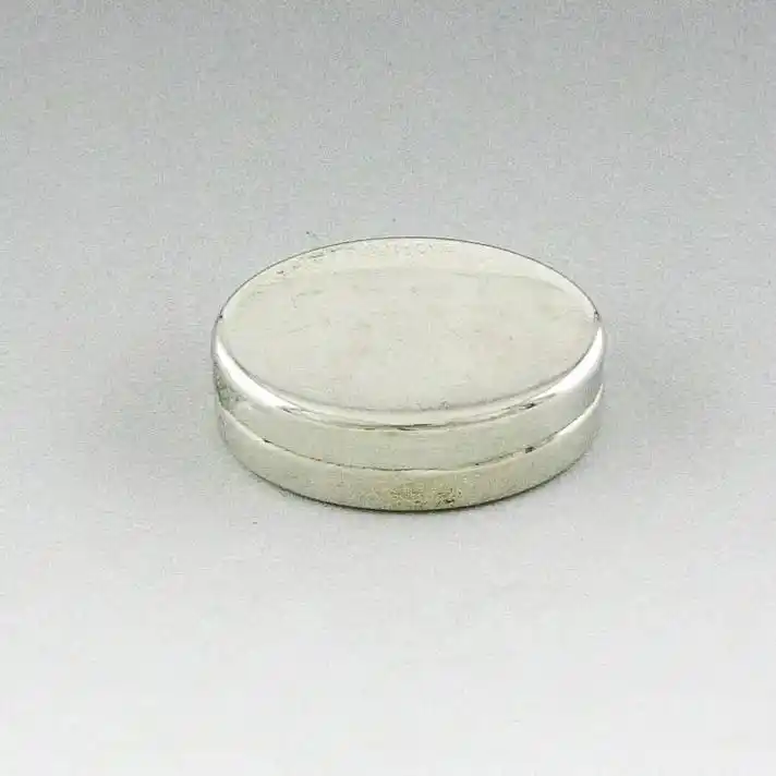 【西洋古董银器】20世纪意大利素款简约纯银药丸盒 材质:80 - 抖音