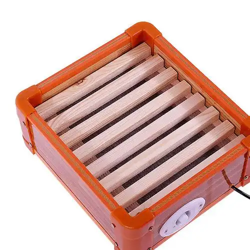 电暖炉电烤电烤炉取暖 家用 暖脚烤烤火器桌子暖脚器供热保暖实木图片