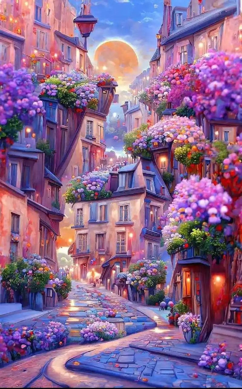 唯美意境 #梦幻城堡 #唯美意境 #治愈系风景 - 抖音