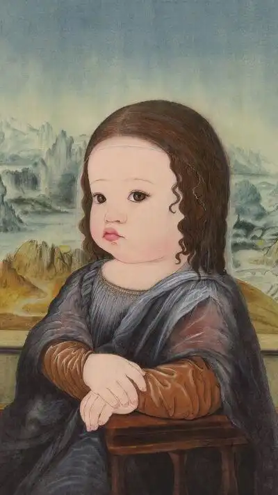 壁纸 蒙娜丽莎 可可爱爱