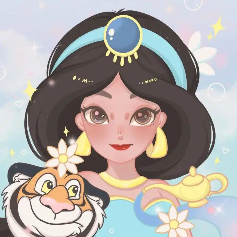 卡通公主头像合集图|美美的公主你喜欢嘛00 卡通迪斯尼公主系列头像