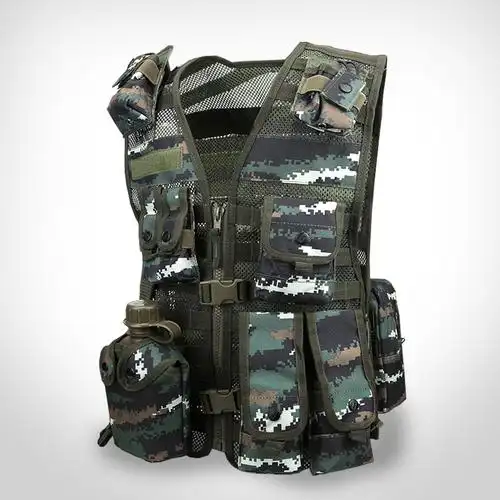 15式携行具作战服战术背心作战马甲虎斑迷彩战斗特种装具军迷装备